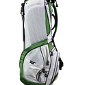 BACKTEE  5-vaks standbag wit/groen