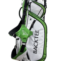 BACKTEE  5-vaks standbag wit/groen