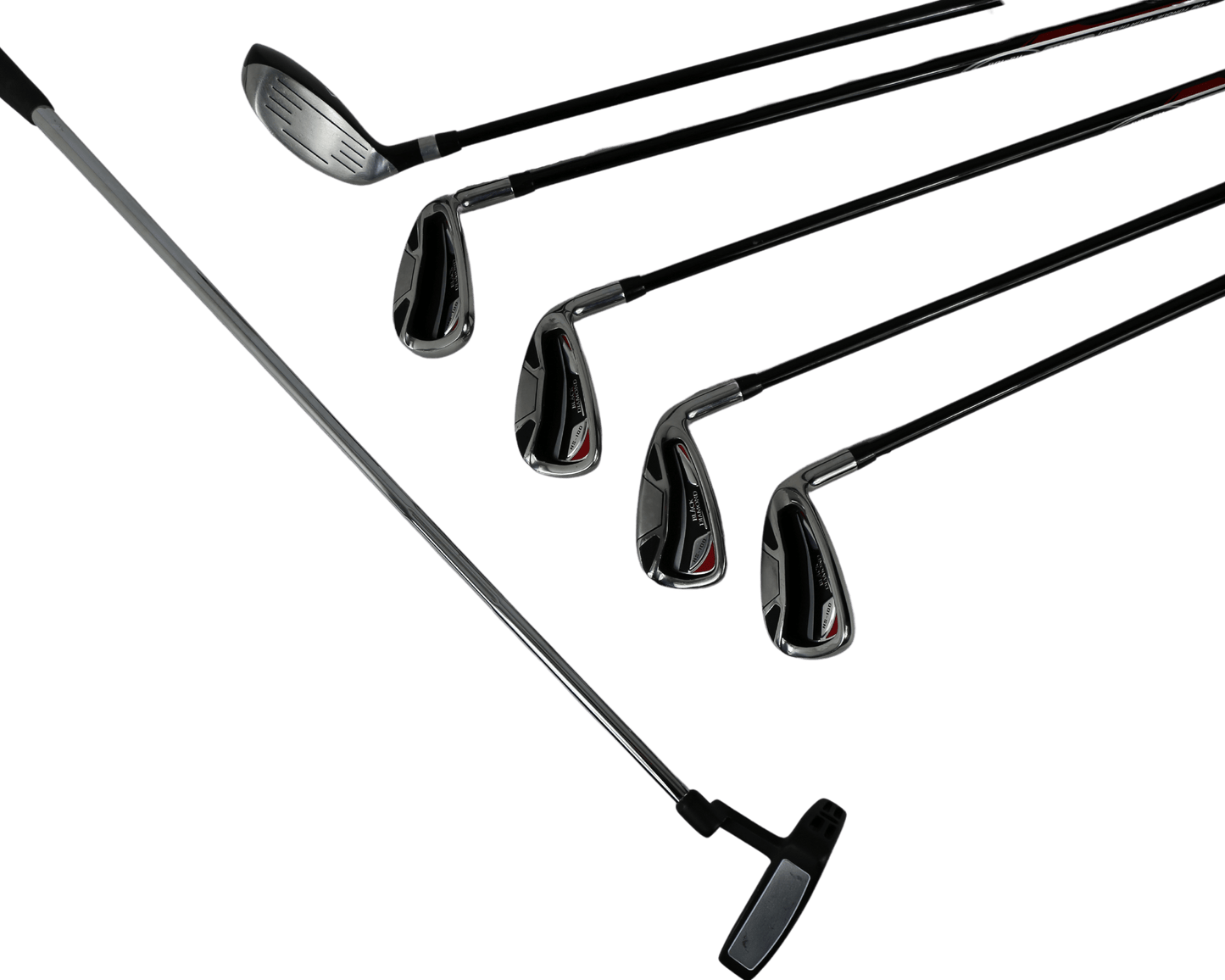 Black Diamond HS - 100 6 clubs beginners golfset tweedehands - Reswing